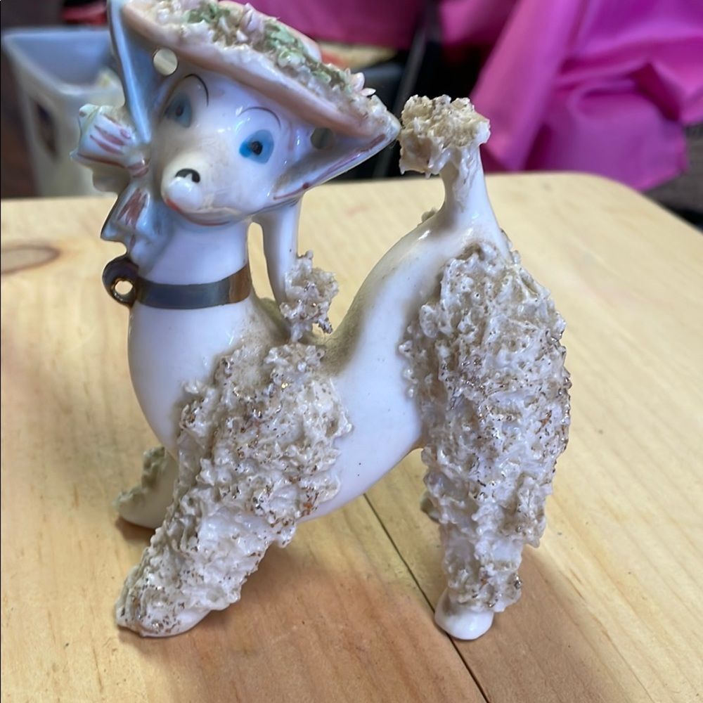 Charming Vintage Spaghetti Poodle Figurine